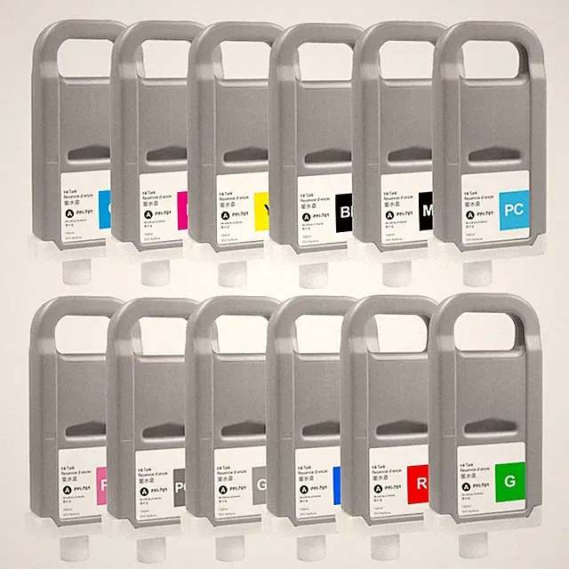 12x700ml PFI-1700 Compatible Ink Cartridge for Canon Pro 2000/4000/4000s/6000s