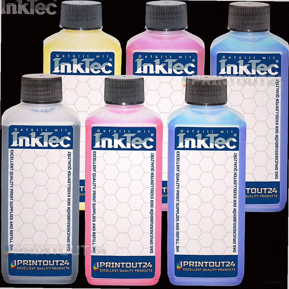 6 X 1L InkTec® Pigment Ink For Epson Stylus Photo P50 PX650W PX660 PX700W
