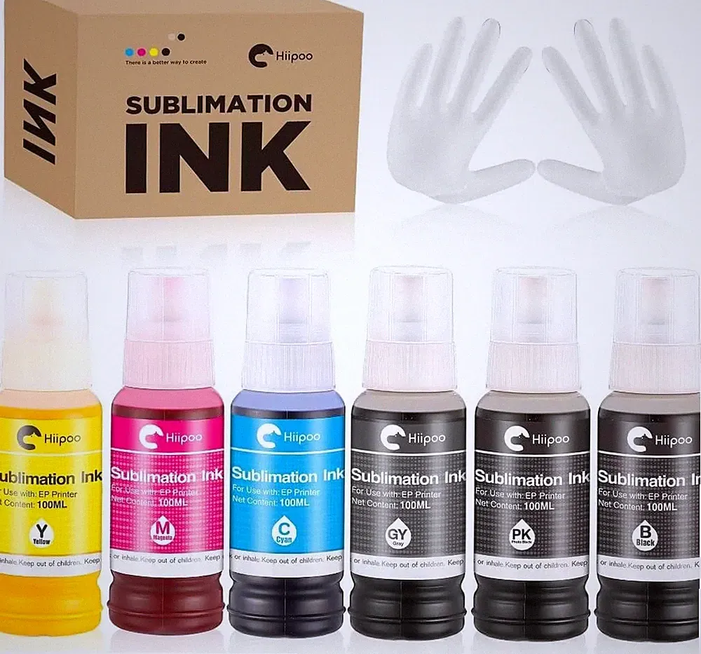 600ML Sublimation Ink for ET-8500 ET-8550 Wide-Format Supertank Printers Heat Pr
