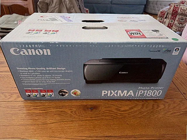 CANON Pixma iP1800 Printer - COMPLETE! NEW-in-original-BOX!