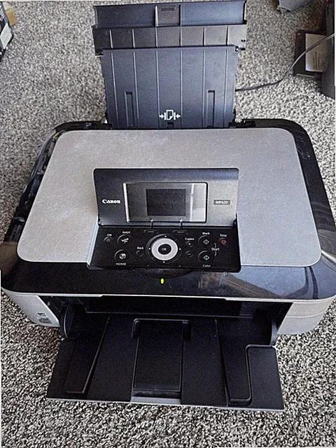 Canon PIXMA MP620 Wireless All-In-One Printer Scanner Copier TESTED - NEW INK