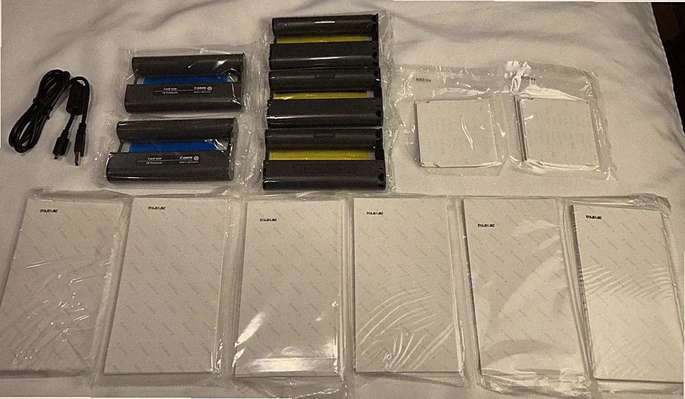 Canon SELPHY KP-36IP KC-18 Ink/Paper Bundle,XTECH Case,USB *New Open Box*