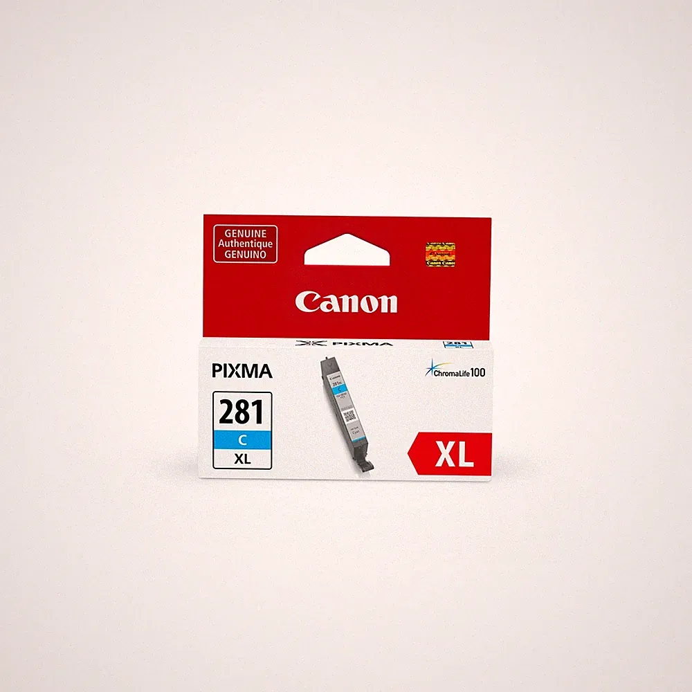 Canon XL Cyan Inkjet Printer Ink Tank for Photo Printing Compatible with Chro...