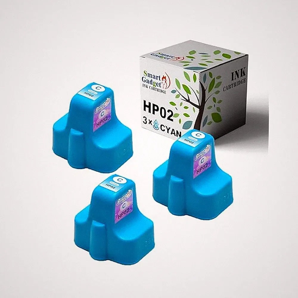 Compatible Cyan Ink 3,Pack for Photo Smart