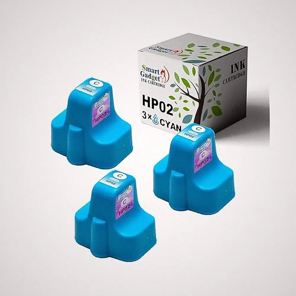 Compatible Cyan Ink 3,Pack for Photo Smart Printers