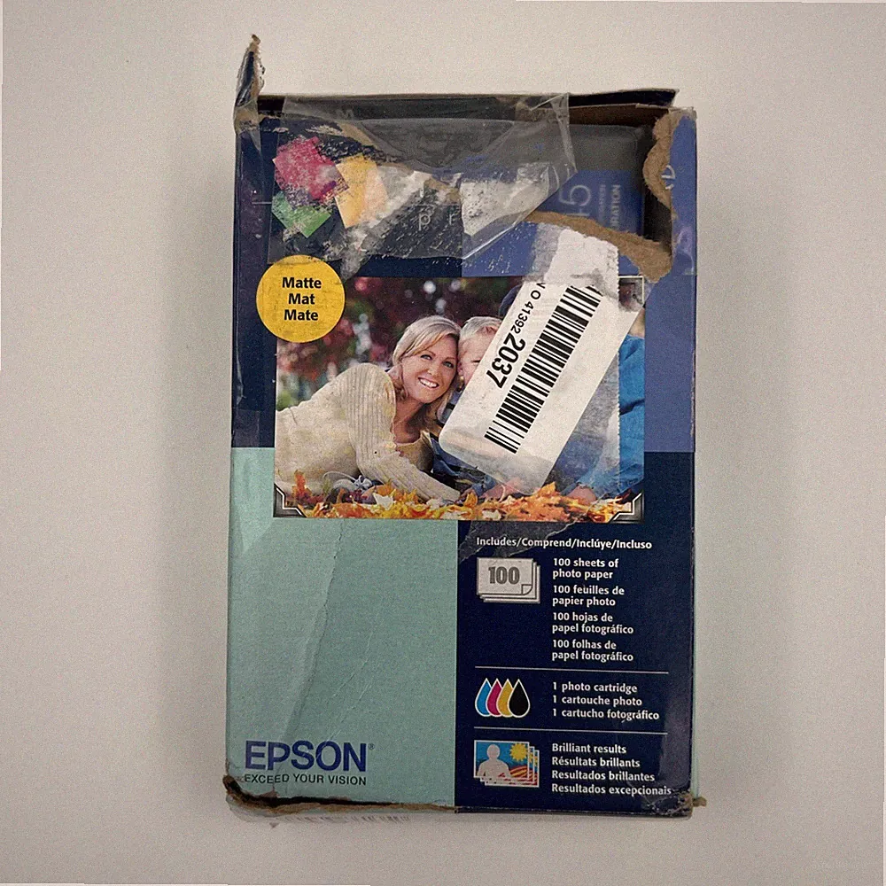 Epson PictureMate Print Pack Ink Cartridge 100 Photo Paper T584M No Photo Paper