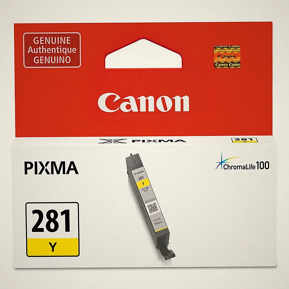 Genuine Canon Yellow Ink Cartridge Dye-Based for Photo Printing 1 Count