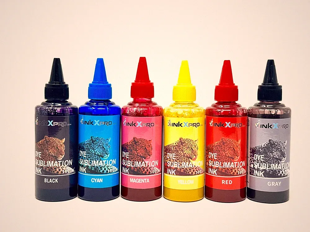 INKXPRO 6X100ml Dye Sublimation Ink for Epson Expression Photo HD XP-15000