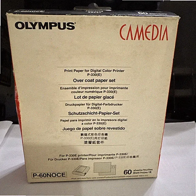 Olympus P-60NOCE Camedia Print Paper for Digital Color Printer NOS See Pics